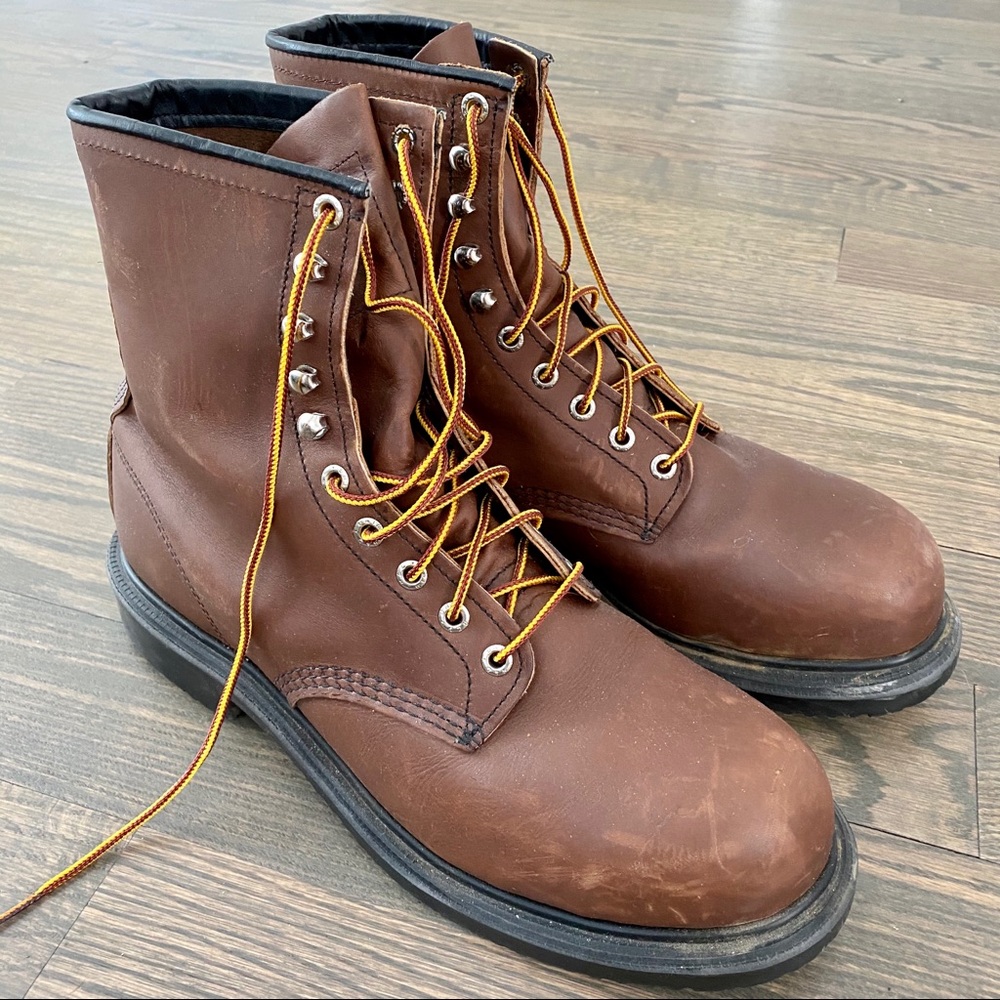 Red Wing Shoes Men’s 8” SuperSole Steel Toe Boots